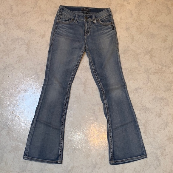 Silver Jeans Light Wash - SUKI FLAP - mid rise - Picture 1 of 5